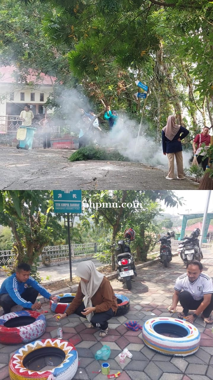 Gotong royong dilingkungan Disdik