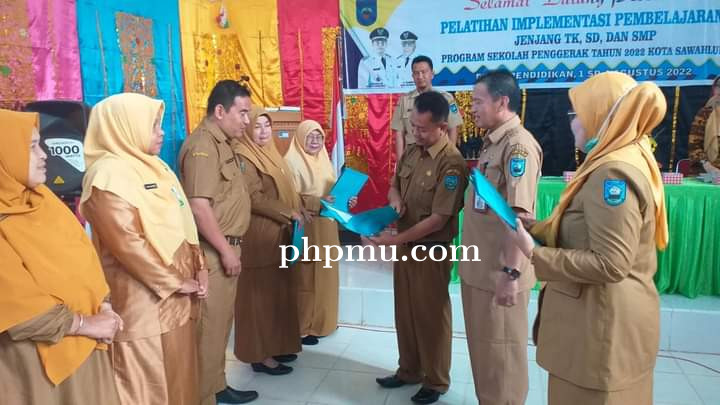 Pelatihan Implementasi Pembelajaran Program Sekolah Penggerak